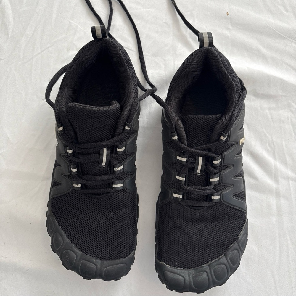 Weweya Barefoot Minimalist Running Cross Training Shoes Black Euro Size 40